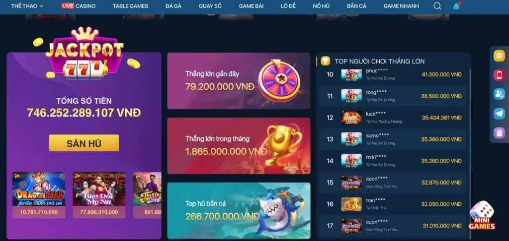 Slot game nổ hũ